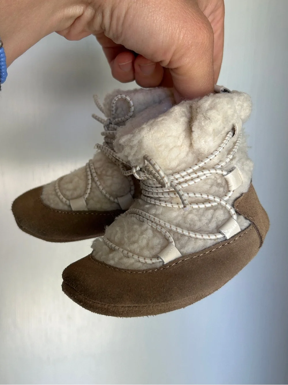 Robeez fur booties